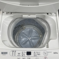 YAMADA SELECT YWM-T60H1 6kg 2023年製の画像