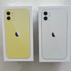 iPhone11空箱（2箱）イヤフォンの画像