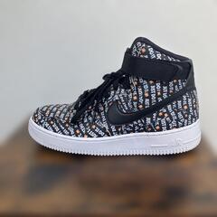 【美品】エアフォースワン ハイ ”just do it”（ブラック） 26cmの画像