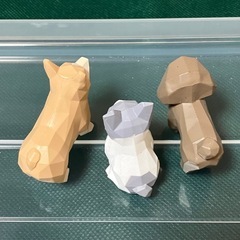 ガチャポン　犬3セットの画像