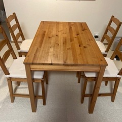 IKEA イケア ダイニングテーブルセット の画像