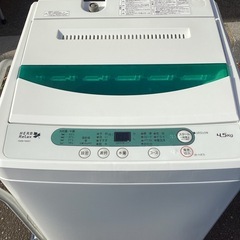 美原店 YAMADA☆4.5kg☆全自動洗濯機☆ステンレス槽だから 黒カビの発生を抑えて清潔!!【YWM-T45A1 クリーニング済みの画像