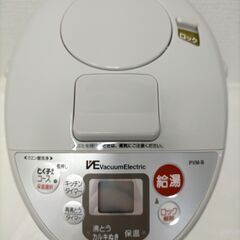 【美品】 TIGER タイガー VE電気まほうびん 3.0L PVM-B300 とく子さん PVM-B 3.0L 電動ポット　シルバー　グレー　251017-9Yの画像