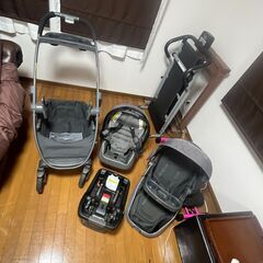 Gracoのベビーカー&チャイルドシートセットですの画像