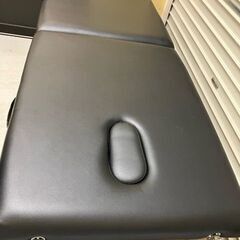 木製折り畳みマッサージベッド黒【管理番号564】の画像
