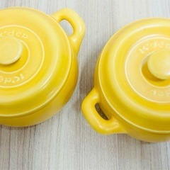 ケデップ K+dep ミニポット 耐熱セラミック鍋 11cm 2セットの画像