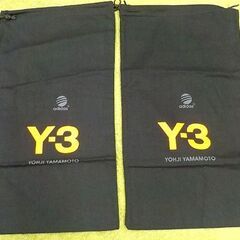 Y-3 ワイスリー ヨウジヤマモト adidas アディダス 保存袋 巾着 黒 ブラック 3点セット 横21.5×縦39.5㎝ 横40.5×縦57.5㎝ 札幌 西岡店の画像