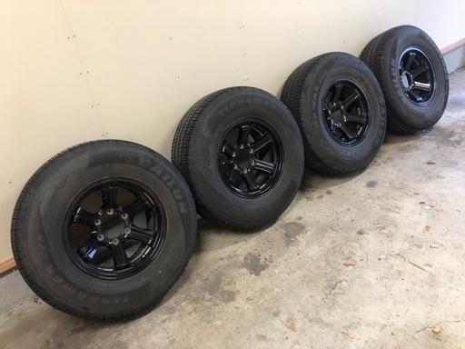 Weds ウェッズ 社外ホイール 16インチ 4本 8J+2  PCD139.7 6H　ランクル、ハイラックス等　苫小牧又は札幌