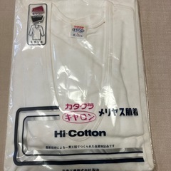 長袖U首肌着Lサイズ４枚の画像