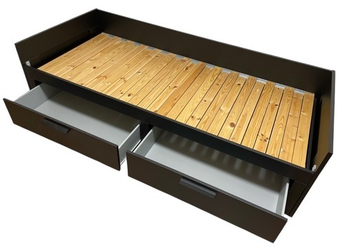 美品 IKEA イケア ブリムネス シングル ベッドフレーム