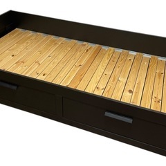 美品 IKEA イケア ブリムネス シングル ベッドフレームの画像