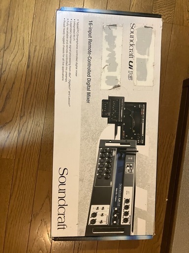 動作確認　Soundcraft Ui16 ワイヤレスコントロールデジタルミキサー