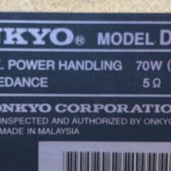 ONKYO　スピーカー　D-N3Xの画像