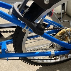 ブルー自転車22インチの画像