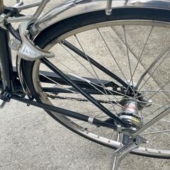 【お取引中】27インチ　自転車　通学・通勤に使用の画像
