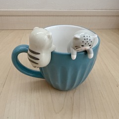 新品 猫 ネコ マグカップ スプーン セットの画像