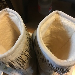 26.5cm　【郵便可】フリンジ ムートンブーツの画像