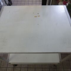 ◆お引取り限定/三重県/値引不可(値引きコメント返信不可)◆中古 キャスターワゴン 荷物台  [G-285]の画像