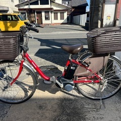 🉐443🉐バッテリー長持ち🉐🉐 パナソニック26インチ電動自転車🈹現車確認🉑の画像