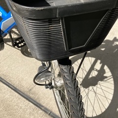 ブルー自転車22インチの画像