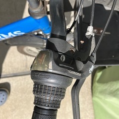 ブルー自転車22インチの画像