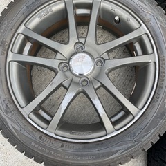 スタッドレス4本セット 165/60R15　PCD100/4H（4穴）アルミホイール ダンロップ ウィンターマックス の画像