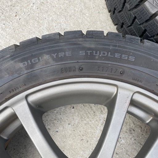 スタッドレス4本セット 165/60R15　PCD100/4H（4穴）アルミホイール ダンロップ ウィンターマックス 