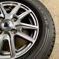 GOODYEAR CARGO PRO 145/80R12 80/78 N LT 中古タイヤ& ホイール4本セットの画像