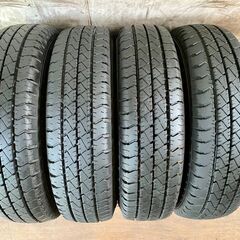 GOODYEAR CARGO PRO 145/80R12 80/78 N LT 中古タイヤ& ホイール4本セットの画像