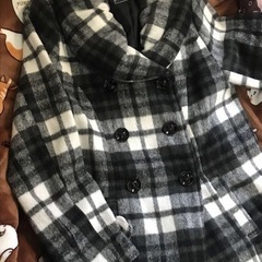 SPG スパイラルガール チェックコート　Lサイズの画像