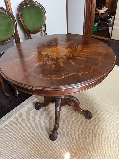 お引取り先決定済 リビングテーブル＆椅子