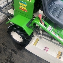 実働　乗用モア　RM90V　無段変速　共立製乗用草刈機　ラビットモア　HONDA製GXV390搭載の画像