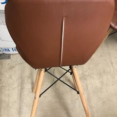 【ジャングルジャングル石津店】チェア ブラウン デザインチェア おしゃれ 新生活 クリーニング済み 堺市 西区 東区 北区 南区 堺区 石津の画像