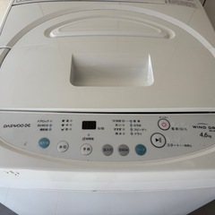 洗濯機　東部大宇電子ジャパン　2015年　4.6kg
の画像