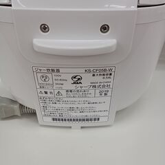 ★リユースのサカイ水戸店★ SHARP 炊飯ジャー 0.54L 19年製 動作確認／クリーニング済み MT5842の画像