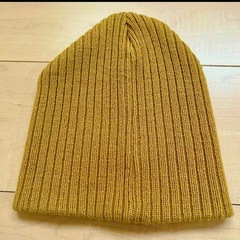 コムサ イズム ニット帽 マスタードの画像