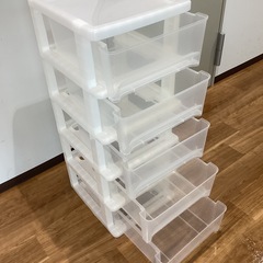 5段収納ケース【町田市再生家具】252048の画像