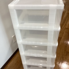 5段収納ケース【町田市再生家具】252048の画像