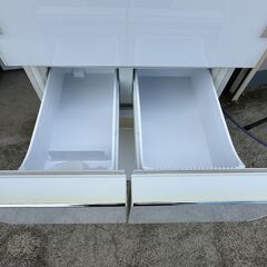 【動作保証あり】SHARP 2015年 SJ-GT41B-W 410L 3ドア 冷凍冷蔵庫 自動製氷 プラズマクラスター【管理KRR789】の画像