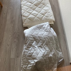 ニトリ ベッドパットとBOXシーツ
の画像