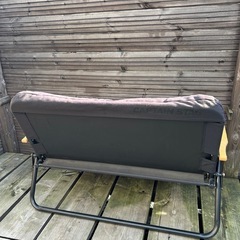 キャプテンスタッグ　2人掛け折りたたみチェア　ソファカバーつき付きの画像