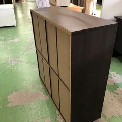 【ドリーム川西店御来店限定】☆ジモティー見たよ♪割引☆  スライド書棚  クリーニング済み 【99560000032076】の画像