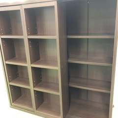 【ドリーム川西店御来店限定】☆ジモティー見たよ♪割引☆  スライド書棚  クリーニング済み 【99560000032076】の画像