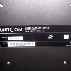 24インチモニター　ユニットコム　UNI-LCD24/Bの画像