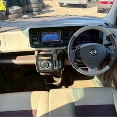 【支払総額14.8万円】h26年式モコドルチェお洒落な軽自動車！車検令和9年2月機関良好  修復歴無し 不具合無し！フルセグTV バックカメラ　即日納車okの画像