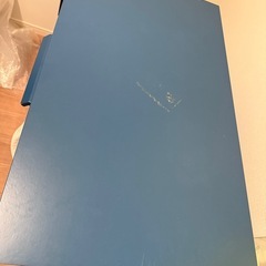 IKEAブリムネス　ブルーチェスト　天板汚れありの画像