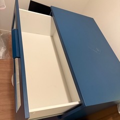 IKEAブリムネス　ブルーチェスト　天板汚れありの画像