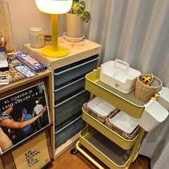【決定済み】【美品＊半額以下!!】IKEA TROFAST×収納Box の画像