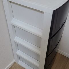 4段チェスト　ブラウンの画像