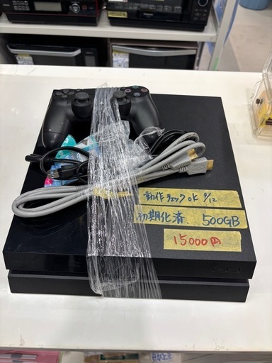 【PS4】【SONY】500GB 動作チェック済み【管理番号11710】比